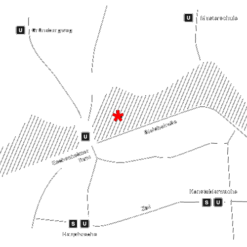 saasfee* pavillon Lageplan